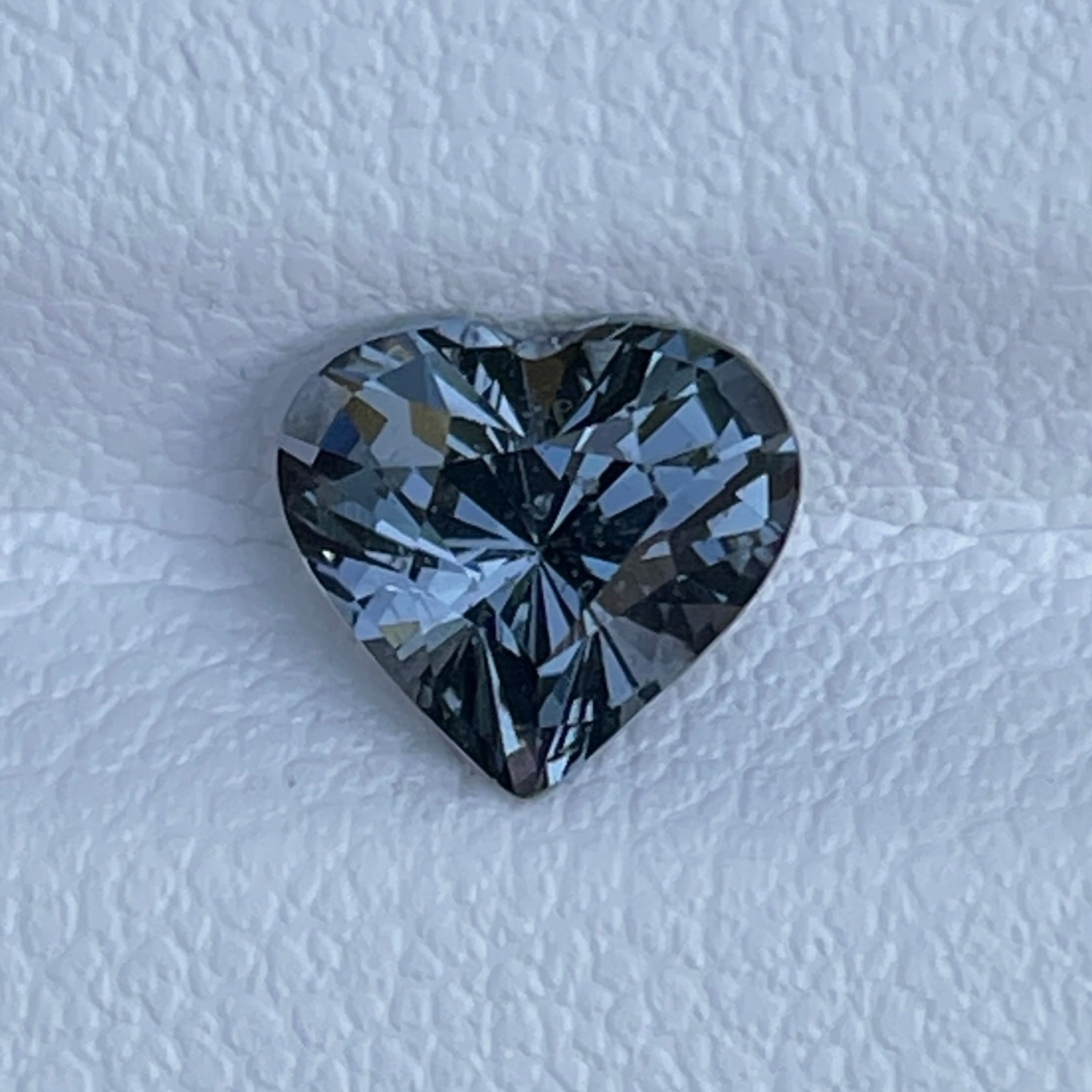 Natural Grey Spinel 1.33 Cts Loose Gemstone Love Gift with Heart Jewel Ring