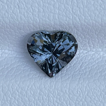 Natural Grey Spinel 1.33 Cts Loose Gemstone Love Gift with Heart Jewel Ring