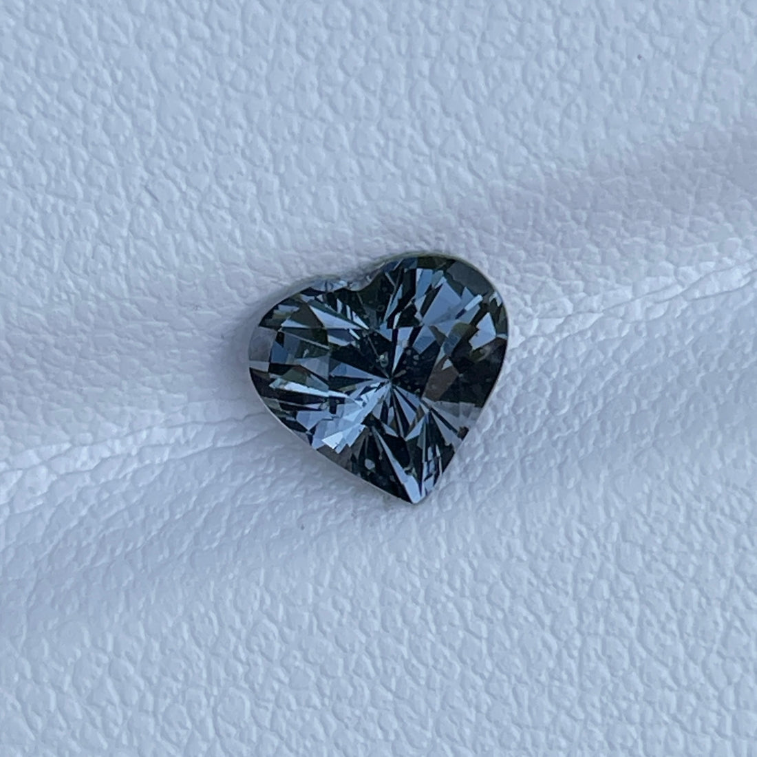 Natural Grey Spinel 1.33 Cts Loose Gemstone Love Gift with Heart Jewel Ring