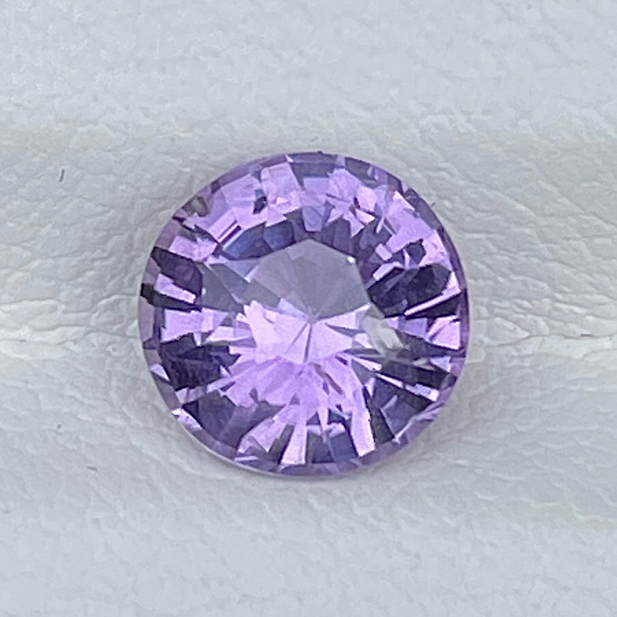 Natural Unheated Lavender Sapphire 1.95 Cts Round Cut Sri Lanka Loose Gemstones