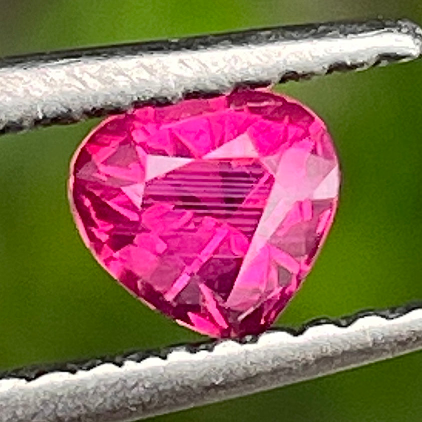 100% Natural Unheated Ruby Sapphire 0.51 Cts Pear