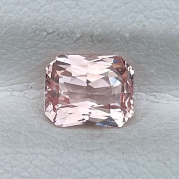 CERTIFIED Natural Unheated Padparadscha Sapphire 1.15 Cts Radiant Cut Loose Gemstone
