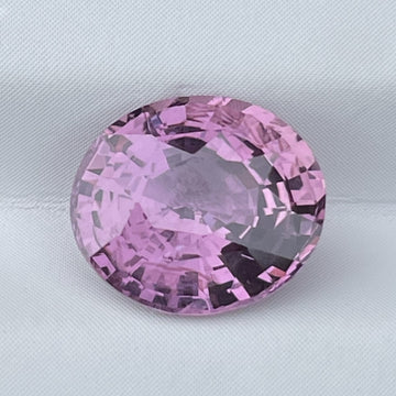 CERTIFIED 3.55 Cts Natural Pink Sapphire Oval Loose Gemstone for Jewelry