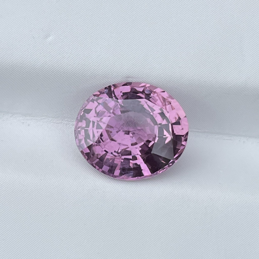 CERTIFIED 3.55 Cts Natural Pink Sapphire Oval Loose Gemstone for Jewelry