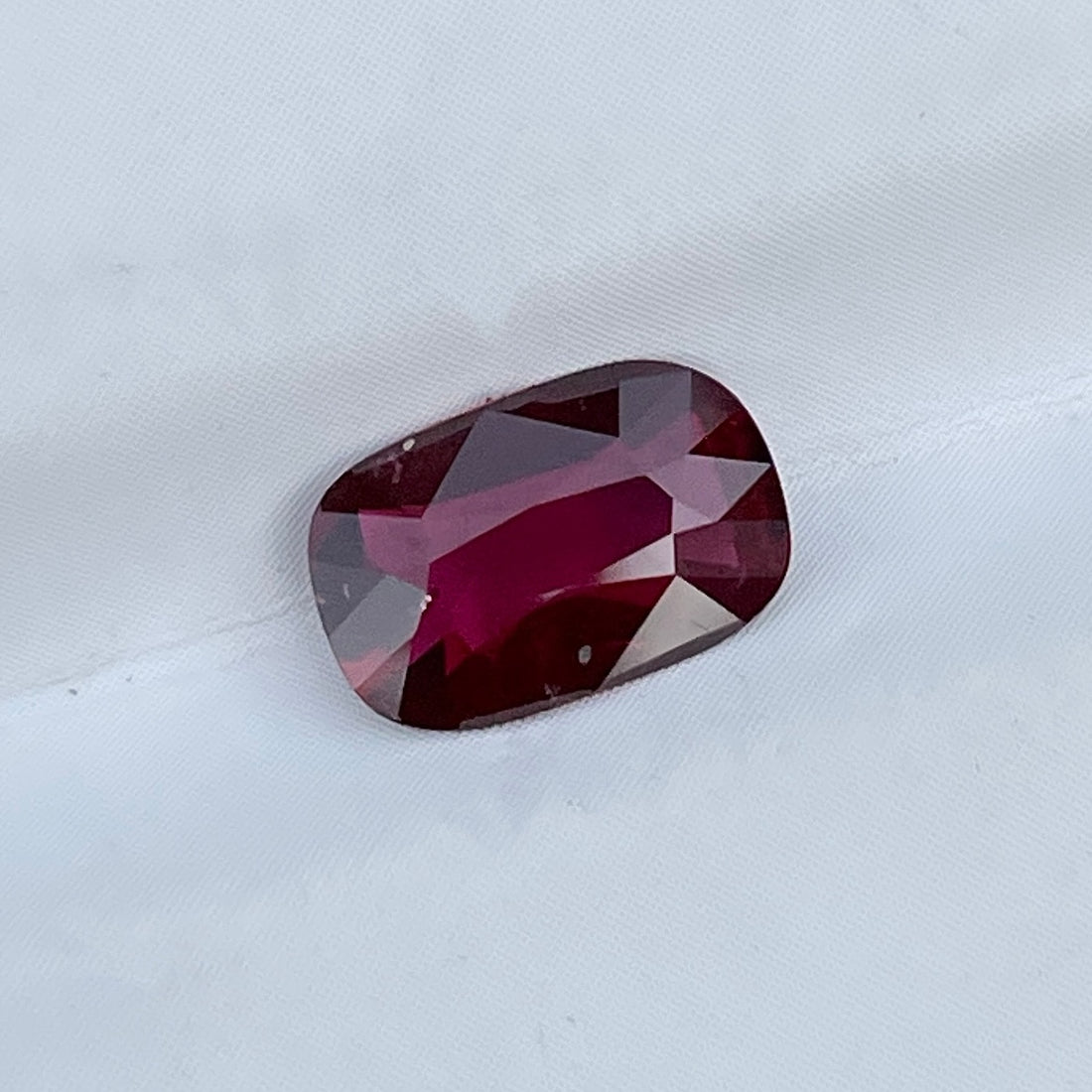 Not Enhanced Natural Ruby 1.23 Cts Cushion